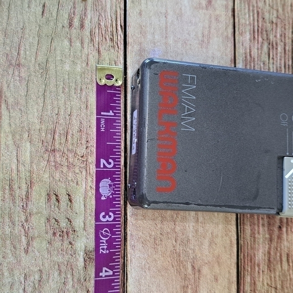 Sony Walkman SRF19W AM/FM Portable Radio Gray and Black Untested - Picture 11 of 13